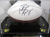 Sports Memorabilia Sports Memorabilia Signed Football by Peyton Manning